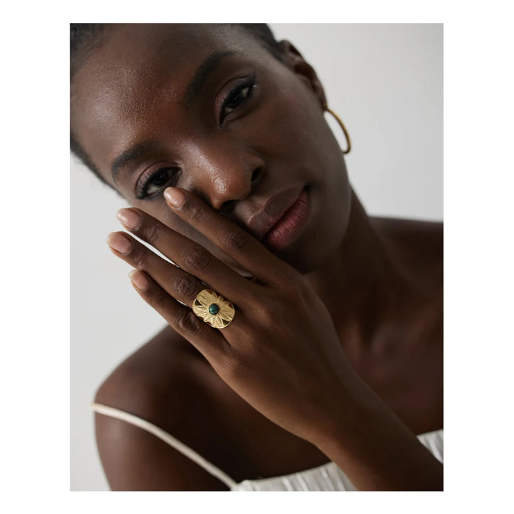 Flower Leaves Ring