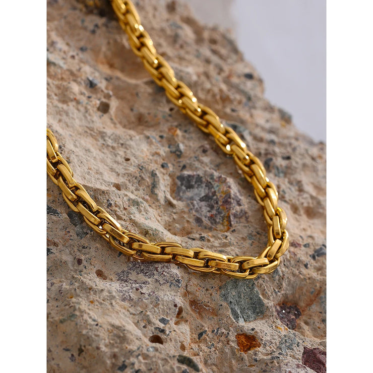 18K Gold Plated Chain Necklace