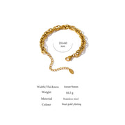 Ethereal Gold Chain Bracelet