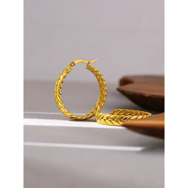 Chain Hoop Earrings