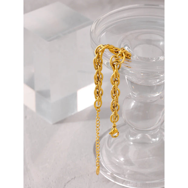 Ethereal Gold Chain Bracelet