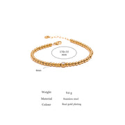 Bead Chain CZ Bracelet