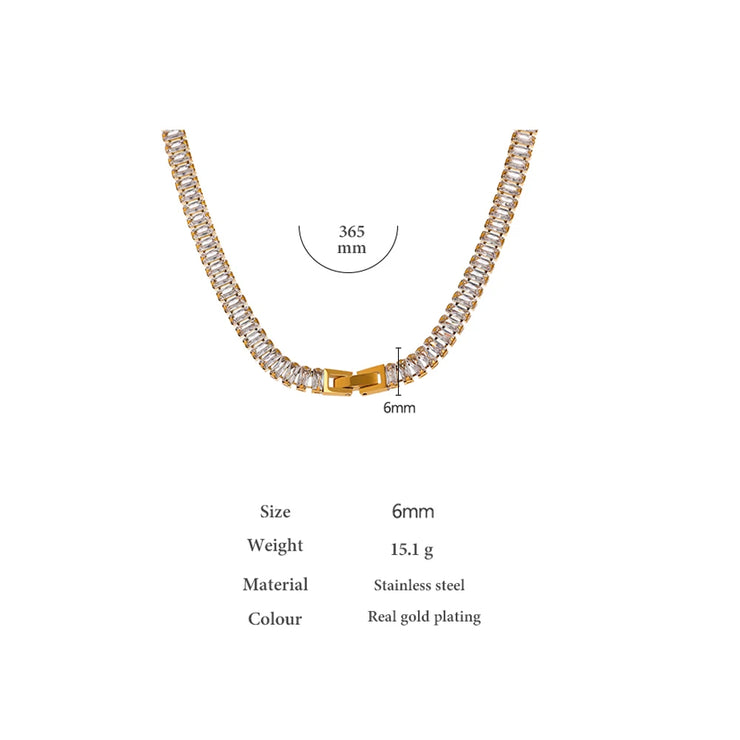 Luxury Cubic Zirconia Necklace