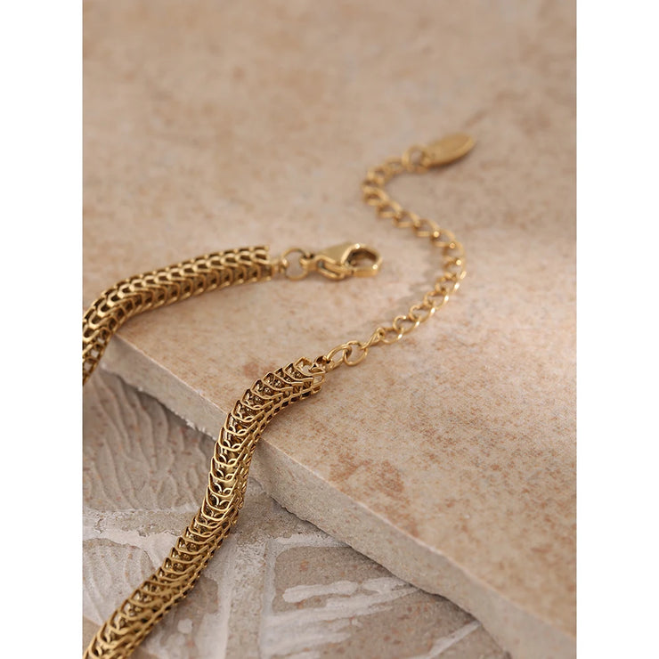 18K Gold Chain Necklace