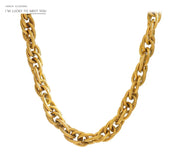 Gold-Plated Chain Necklace