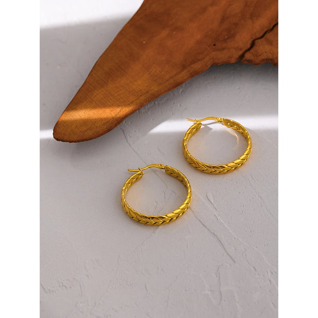 Chain Hoop Earrings