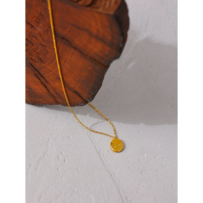 Round Pendant Necklace