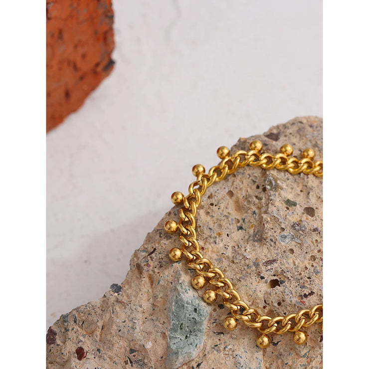 Gold Bead Bracelet