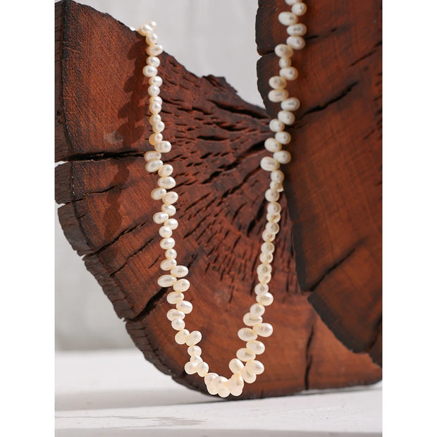 Pearl Chain Wedding Necklace