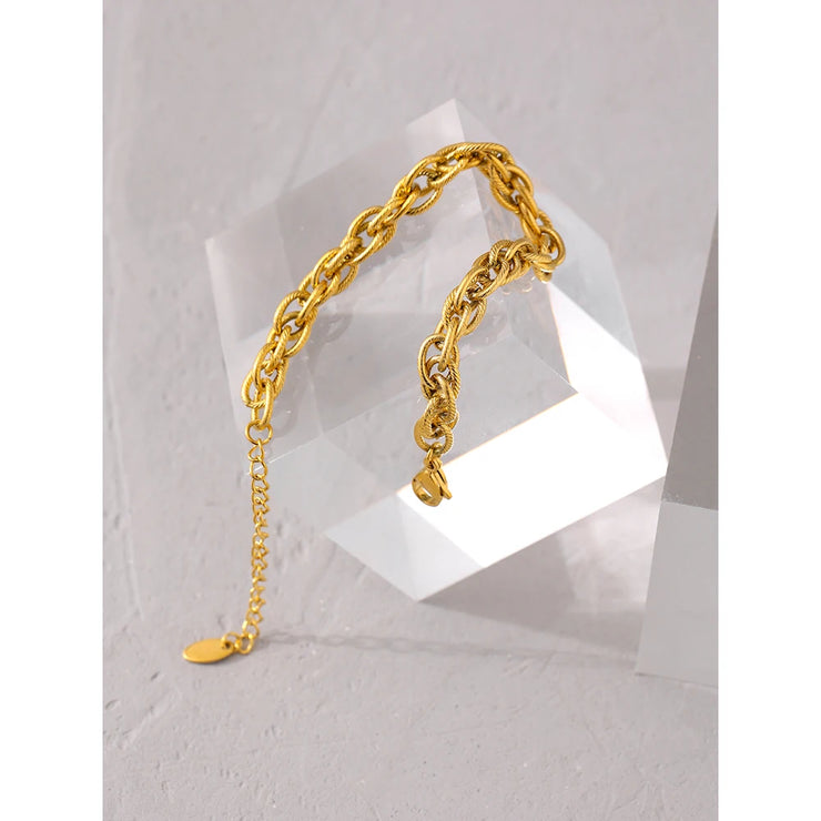 Ethereal Gold Chain Bracelet