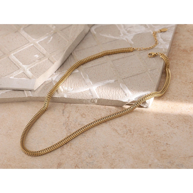 18K Gold Chain Necklace