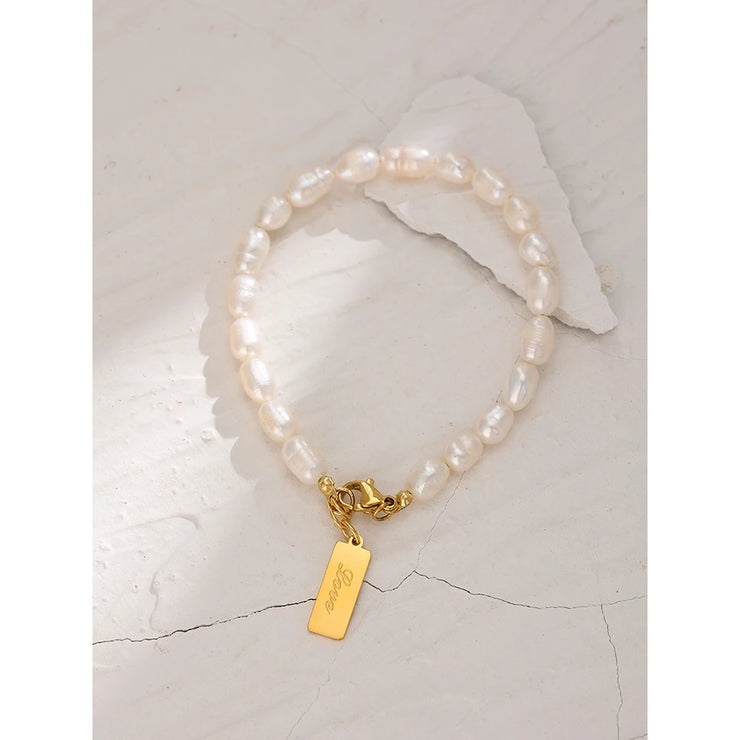 Pearl LOVE Bracelet