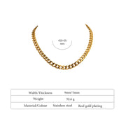 18K Gold Chain Necklace