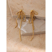 Bead Tassel Earrings