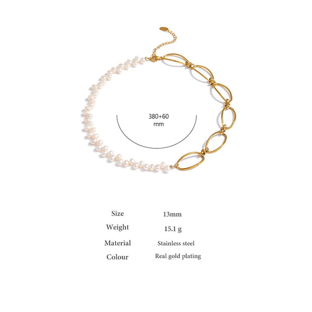 Elegant Pearl Choker