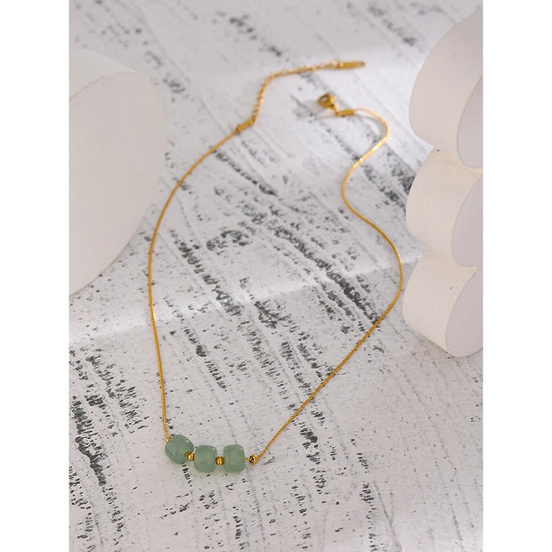 Green Aventurine Pendant Necklace