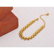 18K Gold Chain Bracelet