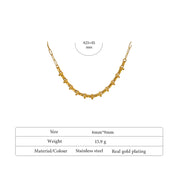 18K Gold Short Chain Necklace