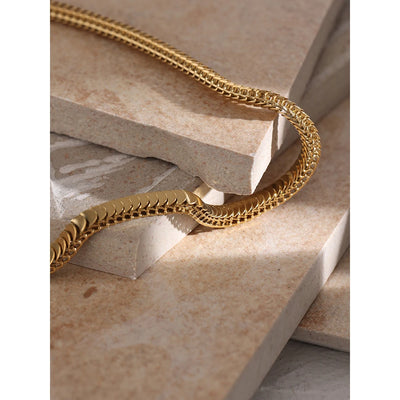 18K Gold Chain Necklace