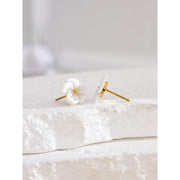 Shell Flower Stud Earrings