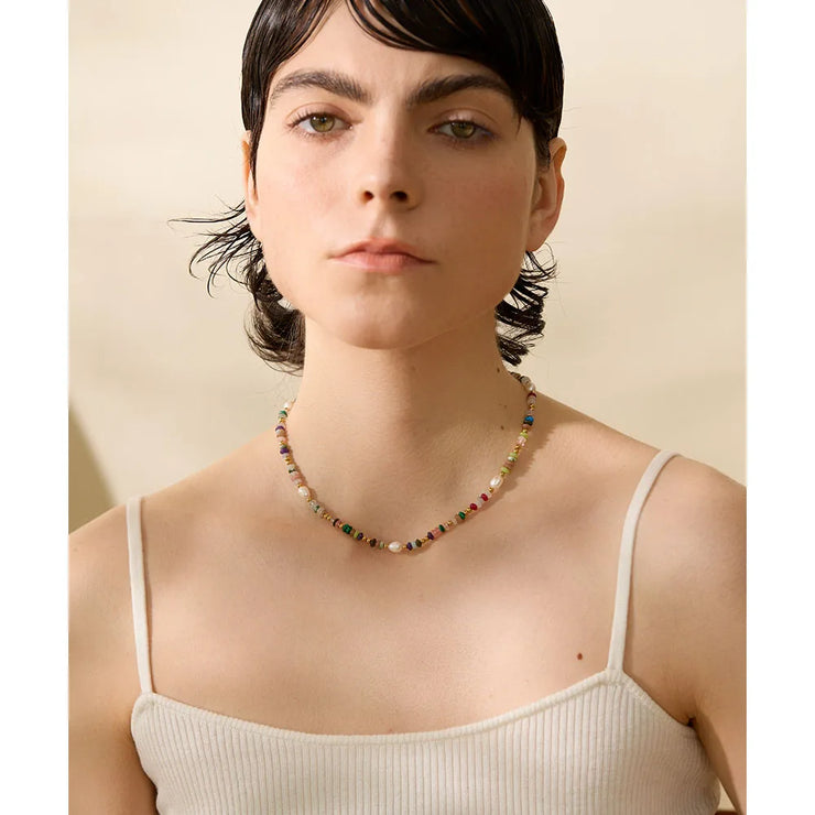 Y2K Boho Pearl Necklace