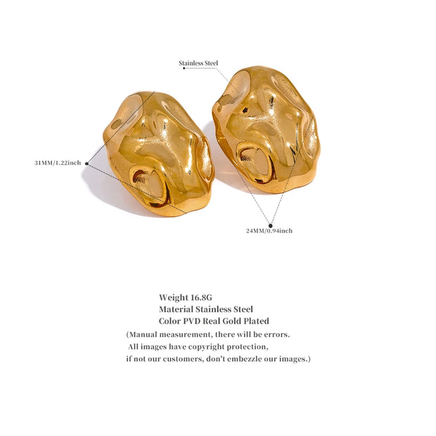 Geometric Unusual Stud Earrings