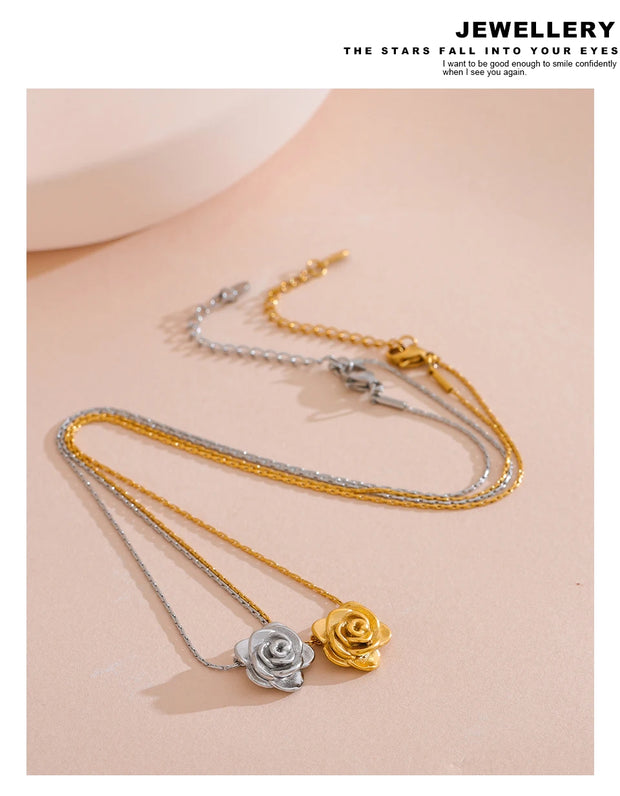 Flower Pendant Necklace