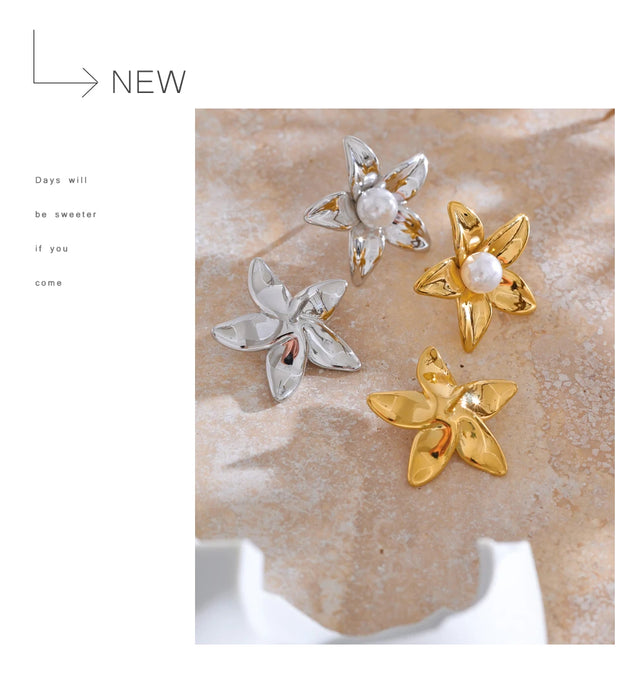 Flower Stud Earrings