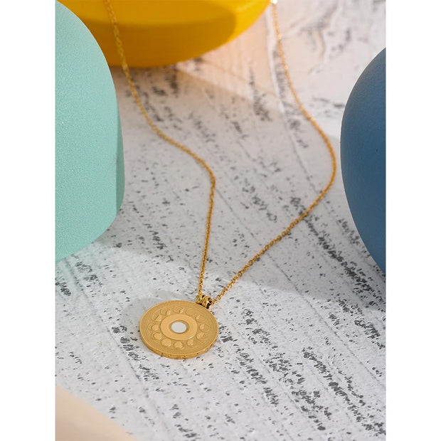 Moon Pendant Necklace