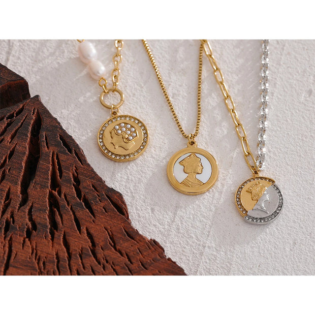 Queen Coin Necklace