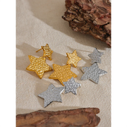 Pentagram Star Dangle Earrings