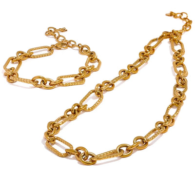 Chain Necklace & Bracelet