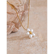 Pearl Flower Necklace