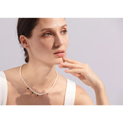 Exquisite Pearl & Zircon Choker