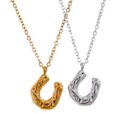 Horseshoe Pendant Necklace