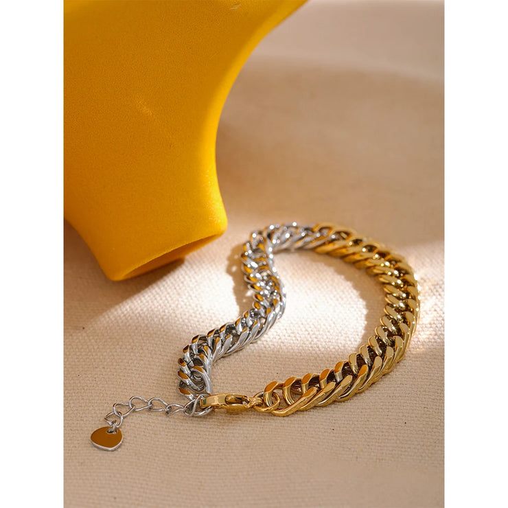 Textured Chain Bracelet