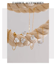 Shell Flower Jewelry Set