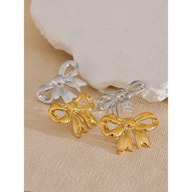 Bow Knot Stud Earrings