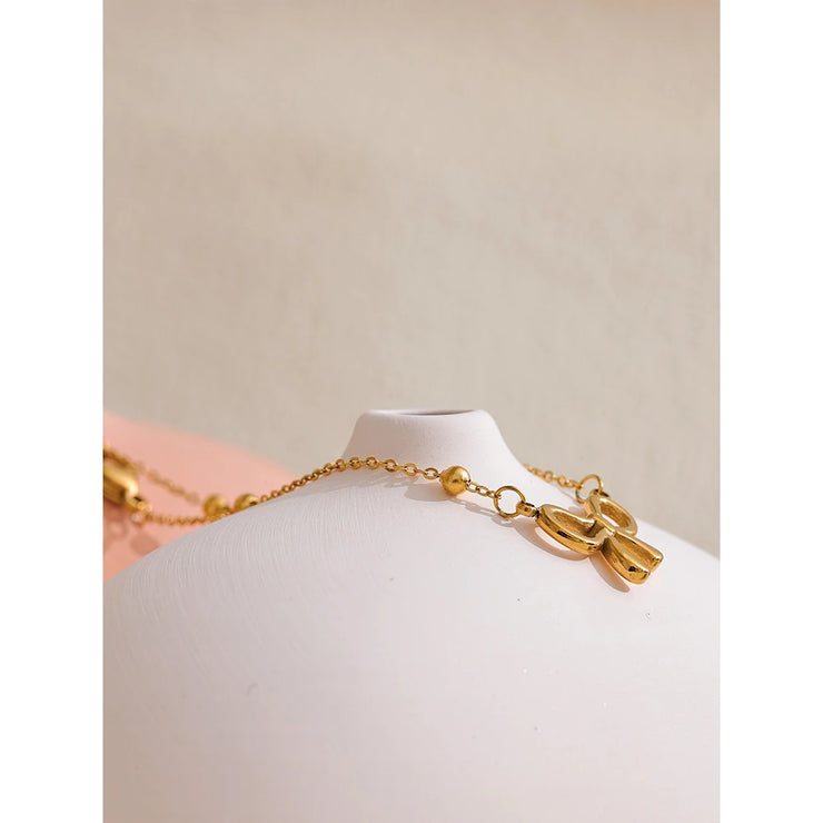 Golden Bow Knot Bracelet