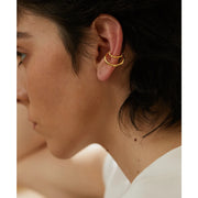 Sterling Silver S925 Double Layer Ear Cuff