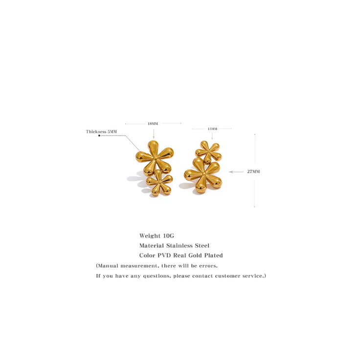 Flower Stud Earrings