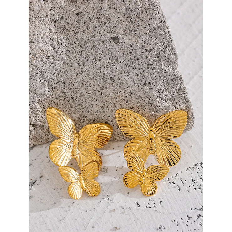 Butterfly Stud Earrings