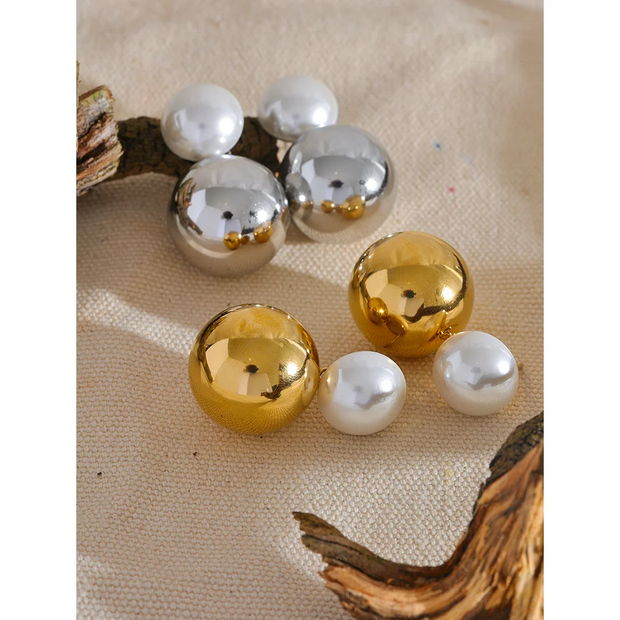 20mm Pearl Drop Earrings