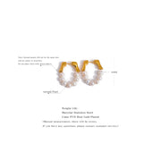 Freshwater Pearl Hoop Earrings