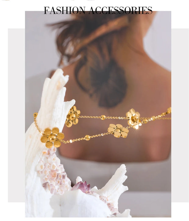 Flower Chain Necklace