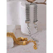 Wide Cuban Chain Bracelet