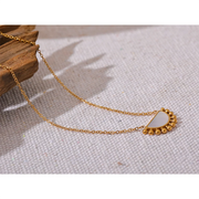 Shell Fan Pendant Necklace