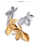 Gold Flower Earrings