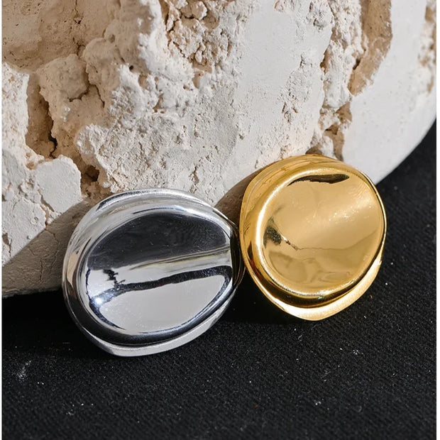 Minimalist Round Brooch