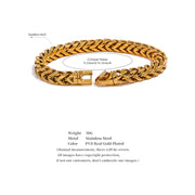 Round Cuban Chain Bracelet